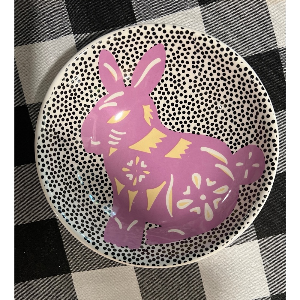 NWT. Coton Colors Rabbit Zodiac Bowl.